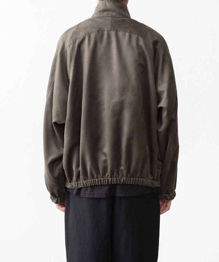VEIN ヴェインのSYNTHETIC SUEDE TRACK JACKET - KHAKIの公式通販サイトsession福岡セレクトショップ