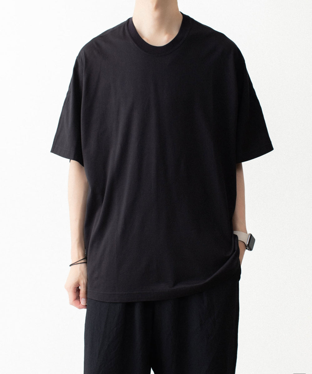 VEIN ヴェインの100/3 SUEDE JERSEY VESSEL S/S TEE - BLACKの公式通販サイトsession福岡セレクトショップ
