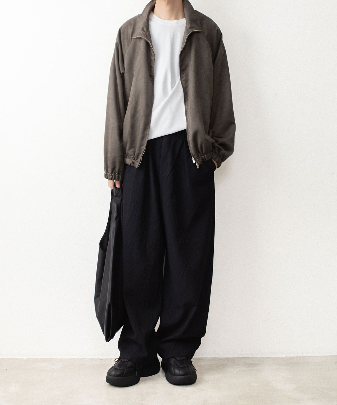 VEIN ヴェインの100/3 SUEDE JERSEY LAYERED L/S TEE - WHITEの公式通販サイトsession福岡セレクトショップ