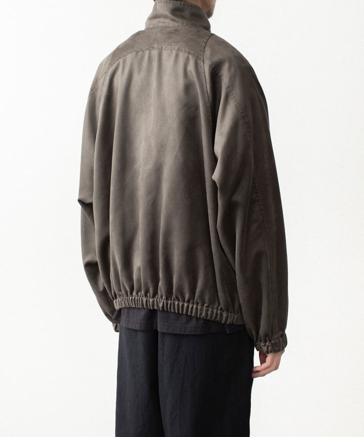 VEIN ヴェインのSYNTHETIC SUEDE TRACK JACKET - KHAKIの公式通販サイトsession福岡セレクトショップ