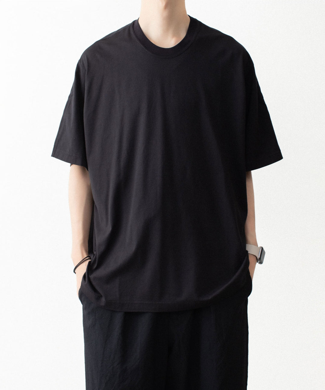 VEIN ヴェインの100/3 SUEDE JERSEY VESSEL S/S TEE - BLACKの公式通販サイトsession福岡セレクトショップ