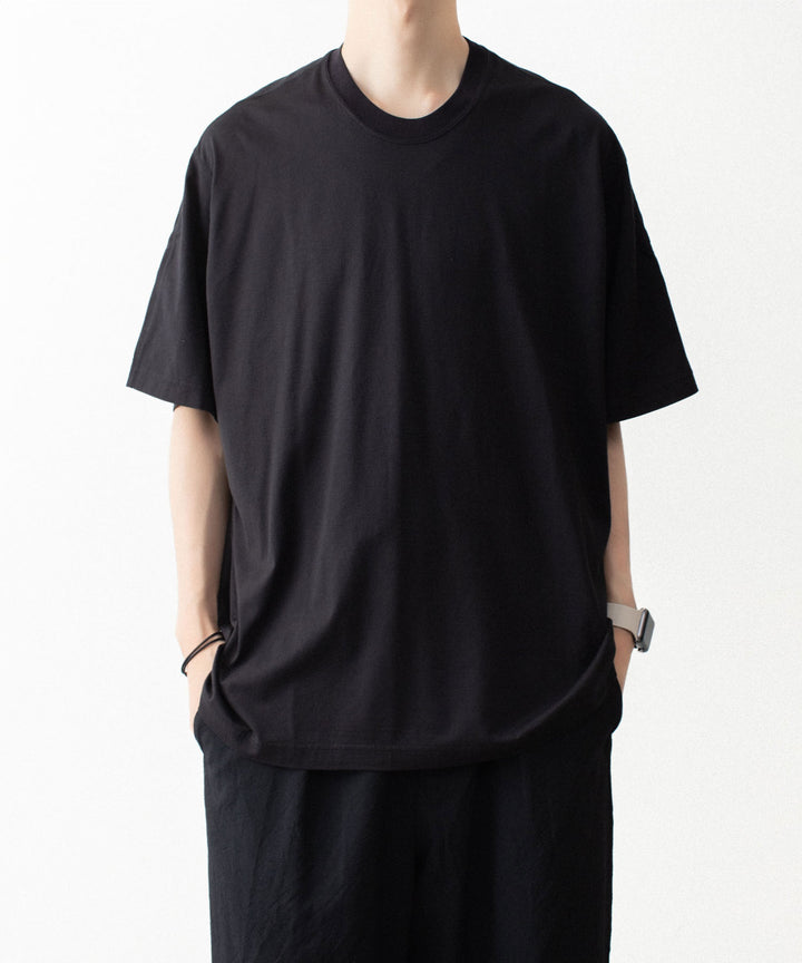 VEIN ヴェインの100/3 SUEDE JERSEY VESSEL S/S TEE - BLACKの公式通販サイトsession福岡セレクトショップ