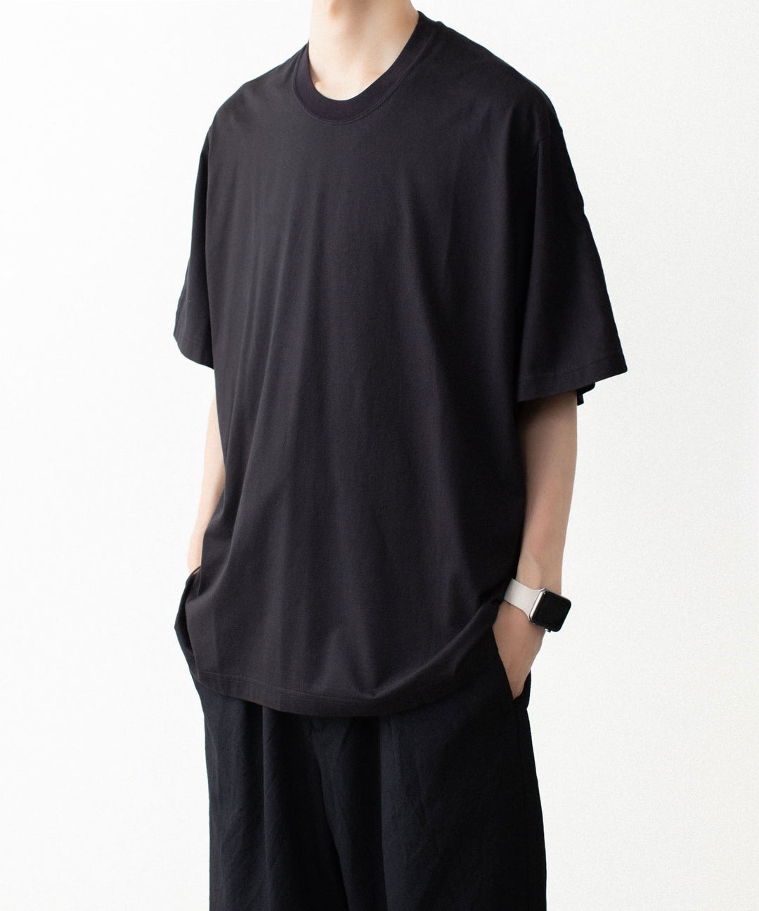 VEIN ヴェインの100/3 SUEDE JERSEY VESSEL S/S TEE - BLACKの公式通販サイトsession福岡セレクトショップ