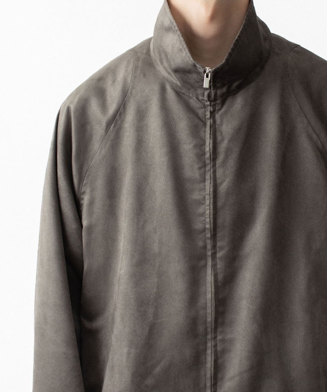 VEIN ヴェインのSYNTHETIC SUEDE TRACK JACKET - KHAKIの公式通販サイトsession福岡セレクトショップ