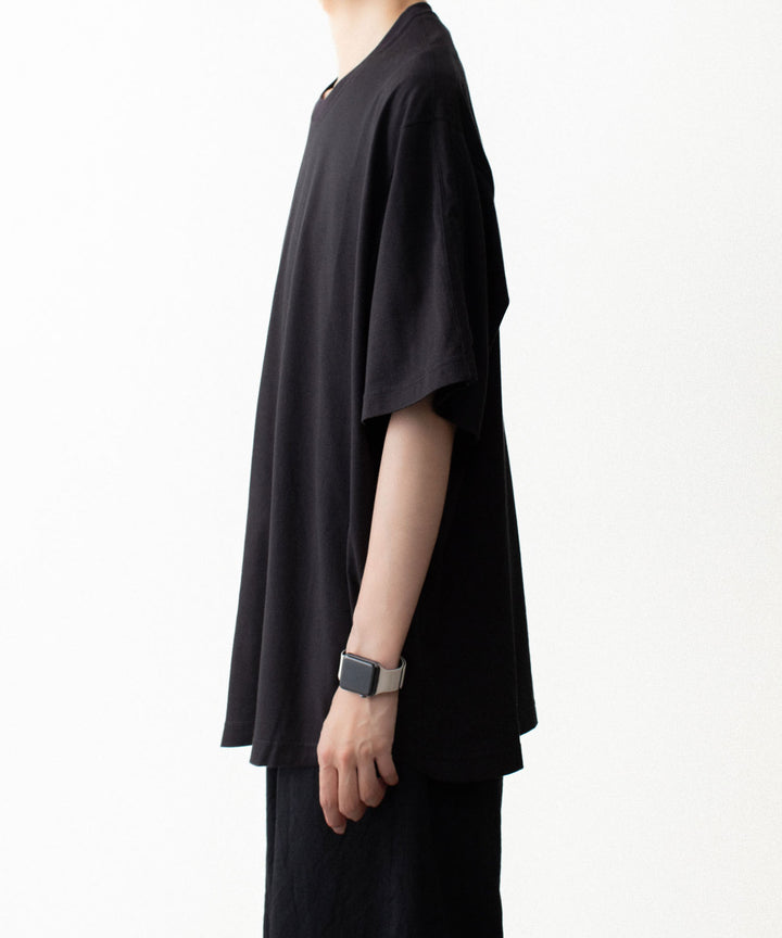 VEIN ヴェインの100/3 SUEDE JERSEY VESSEL S/S TEE - BLACKの公式通販サイトsession福岡セレクトショップ