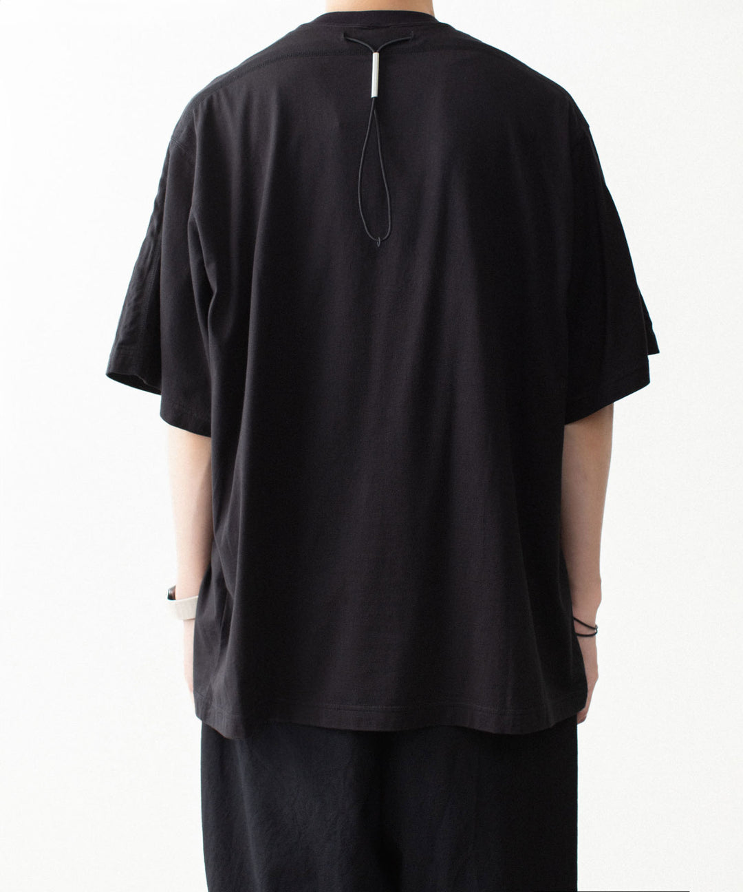 VEIN ヴェインの100/3 SUEDE JERSEY VESSEL S/S TEE - BLACKの公式通販サイトsession福岡セレクトショップ