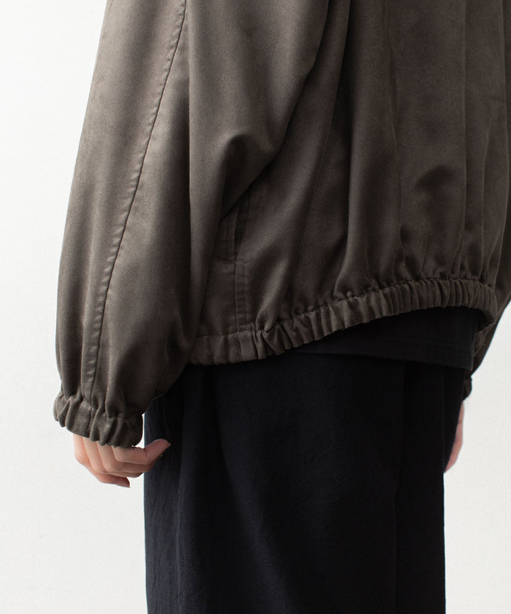 VEIN ヴェインのSYNTHETIC SUEDE TRACK JACKET - KHAKIの公式通販サイトsession福岡セレクトショップ