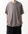 【 VEIN 】100/3 SUEDE JERSEY VESSEL S/S TEE - L.BROWN