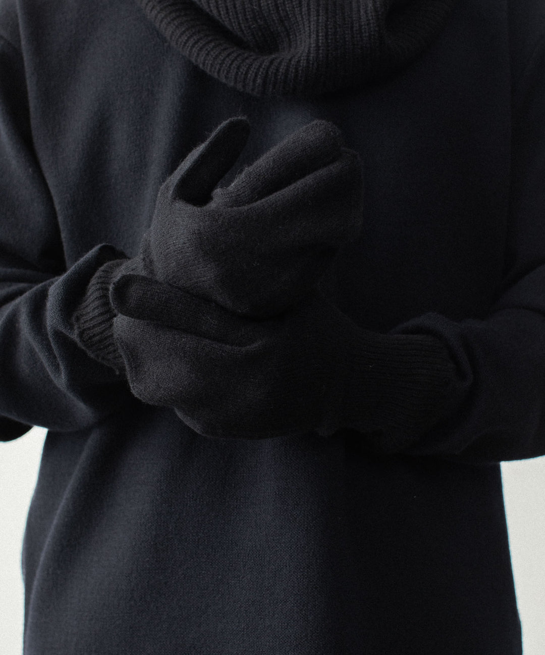VEIN ヴェインのWOOL CASHMERE KNIT GLOVE - BLACKの公式通販サイトsession福岡セレクトショップ