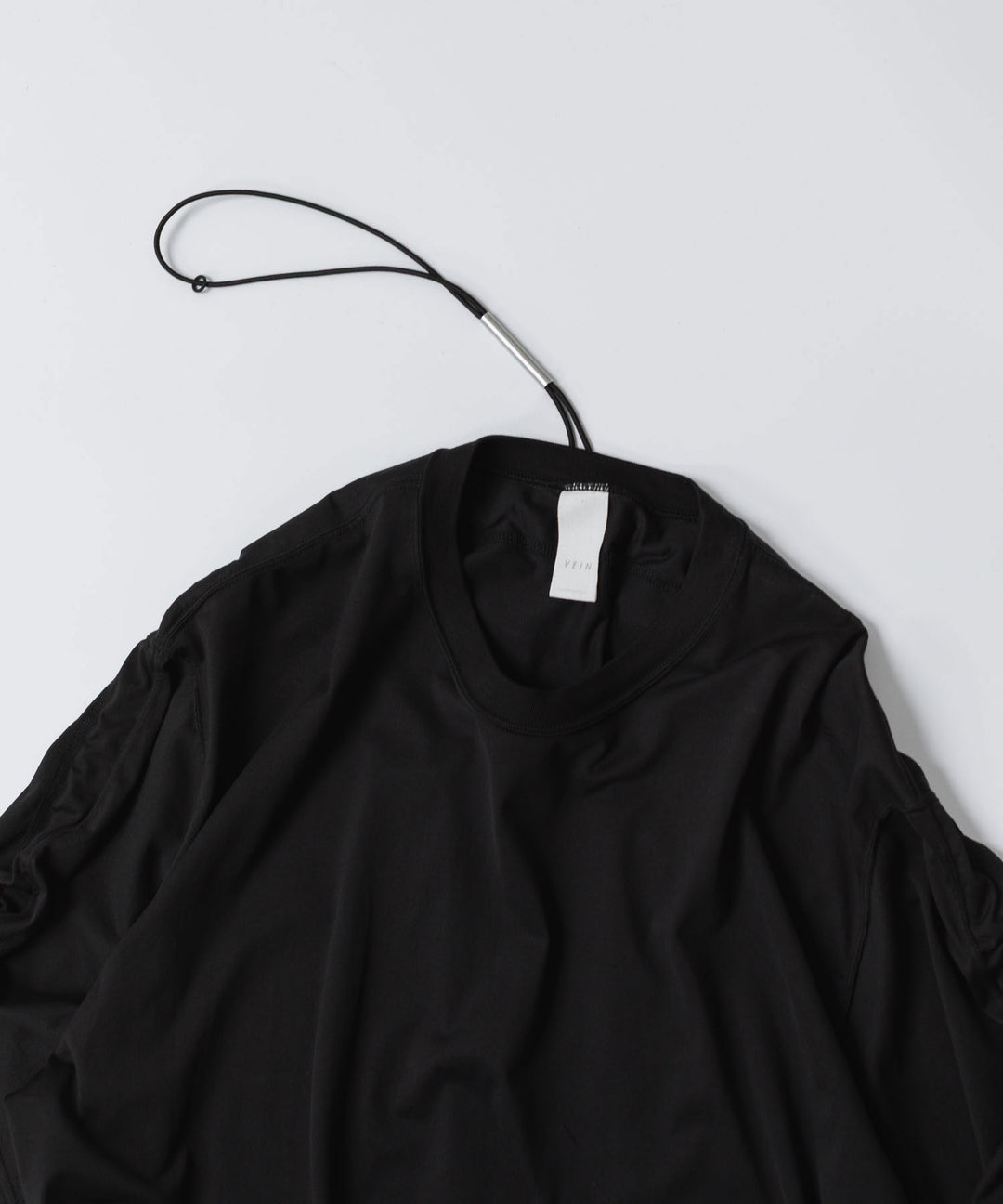 VEIN ヴェイン 100/3 SUEDE JERSEY VESSEL S/S TEEのBLACK公式通販サイトsession福岡セレクトショップ