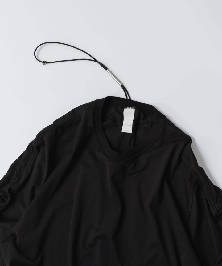 VEIN ヴェイン 100/3 SUEDE JERSEY VESSEL S/S TEEのBLACK公式通販サイトsession福岡セレクトショップ