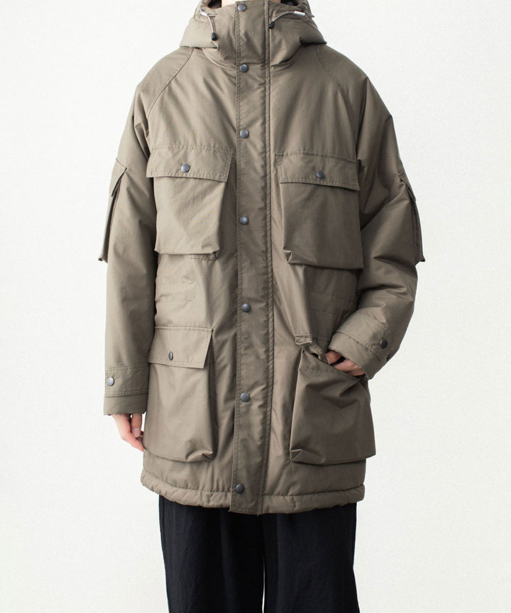 VEIN ヴェインのNY GROSGRAIN PADDED OVERCOAT - KHAKI GRAYの公式通販サイトsession福岡セレクトショップ