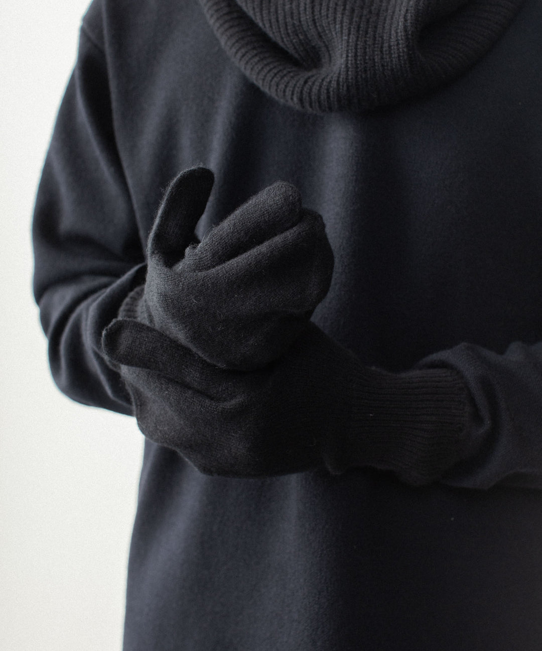 VEIN ヴェインのWOOL CASHMERE KNIT GLOVE - BLACKの公式通販サイトsession福岡セレクトショップ