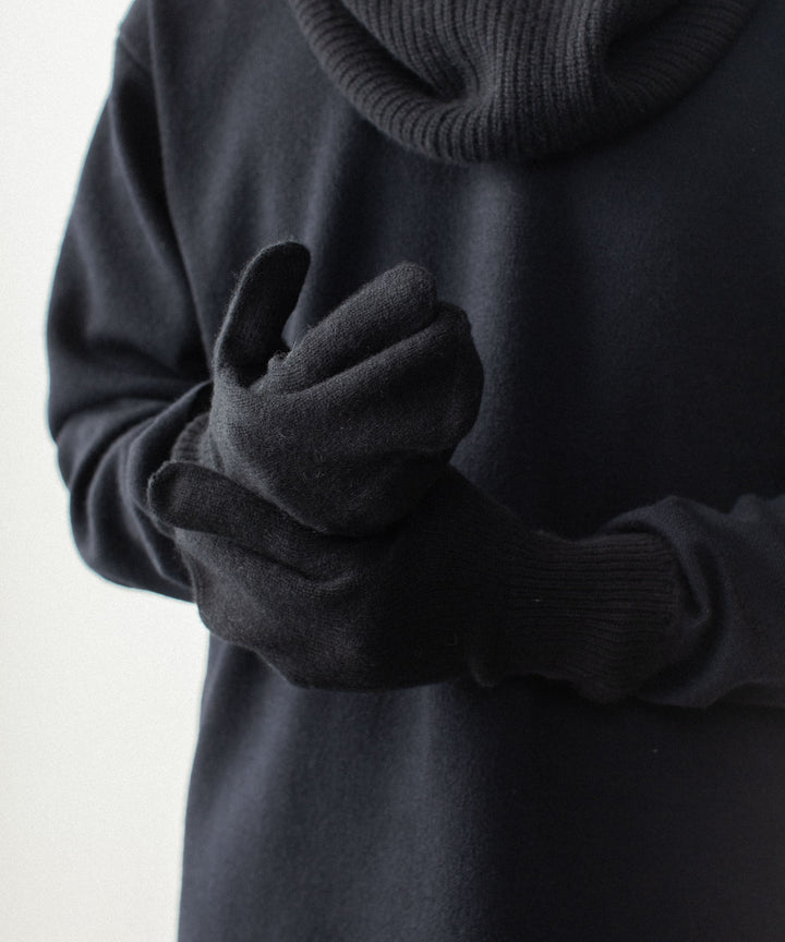VEIN ヴェインのWOOL CASHMERE KNIT GLOVE - BLACKの公式通販サイトsession福岡セレクトショップ