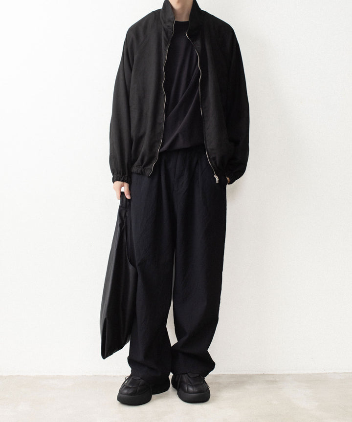 VEIN ヴェインの100/3 SUEDE JERSEY LAYERED L/S TEE - BLACKの公式通販サイトsession福岡セレクトショップ