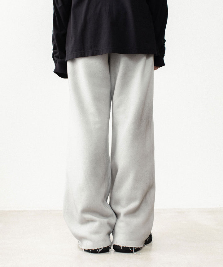 VEIN ヴェインのBRUSHED TERRY CUTOFF BAGGY TROUSERS - OFF WHITEの公式通販サイトsession福岡セレクトショップ