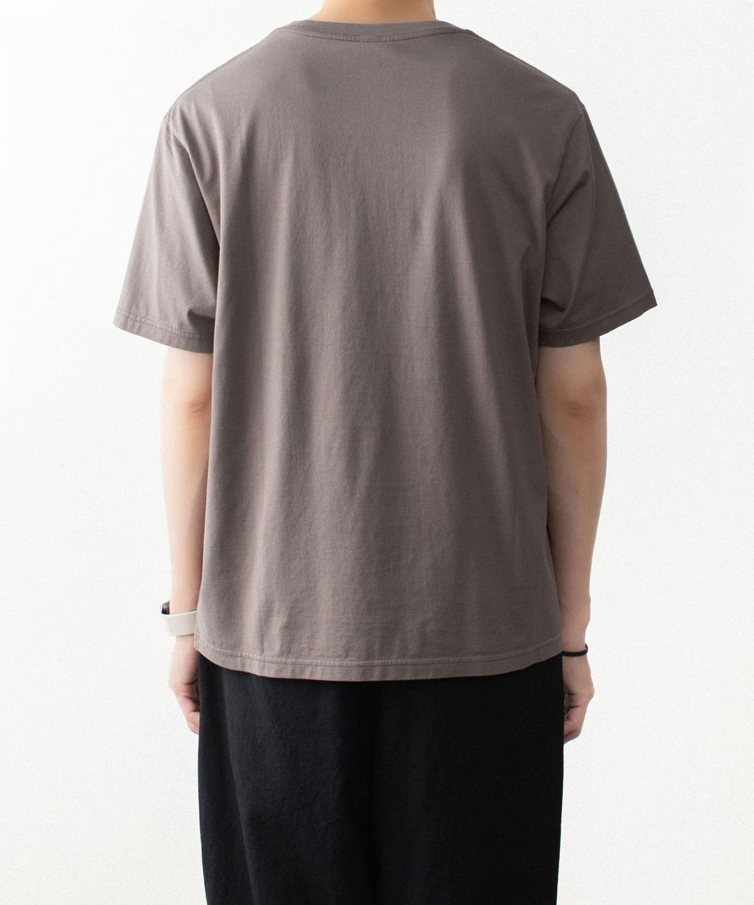 VEIN ヴェインの100/3 SUEDE JERSEY PIERCED S/S TEE - L.BROWNの公式通販サイトsession福岡セレクトショップ