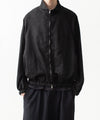 【 VEIN 】SYNTHETIC SUEDE TRACK JACKET - BLACK
