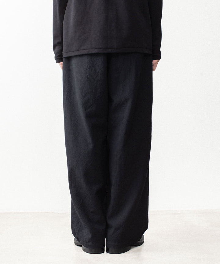 VEIN ヴェインのSHRINK WO CLOTH EASY TROUSERS - BLACKの公式通販サイトsession福岡セレクトショップ