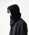 【 VEIN 】WOOL CASHMERE KNIT BALACLAVA - BLACK