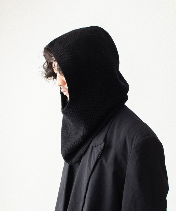 VEIN ヴェインのWOOL CASHMERE KNIT BALACLAVA - BLACKの公式通販サイトsession福岡セレクトショップ