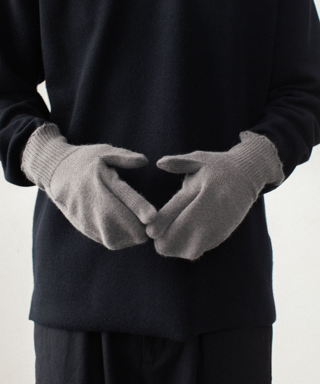 VEIN ヴェインのWOOL CASHMERE KNIT GLOVE - KHAKI GRAYの公式通販サイトsession福岡セレクトショップ