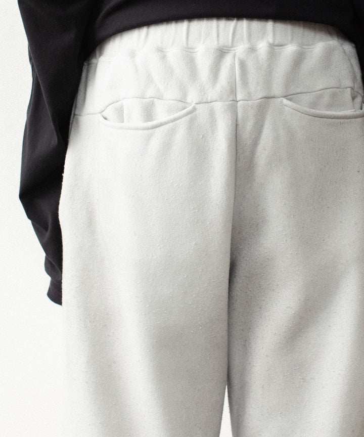 VEIN ヴェインのBRUSHED TERRY CUTOFF BAGGY TROUSERS - OFF WHITEの公式通販サイトsession福岡セレクトショップ