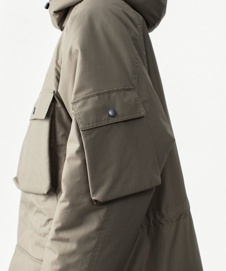 VEIN ヴェインのNY GROSGRAIN PADDED OVERCOAT - KHAKI GRAYの公式通販サイトsession福岡セレクトショップ