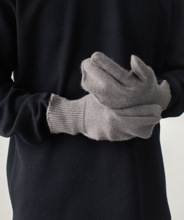 VEIN ヴェインのWOOL CASHMERE KNIT GLOVE - KHAKI GRAYの公式通販サイトsession福岡セレクトショップ