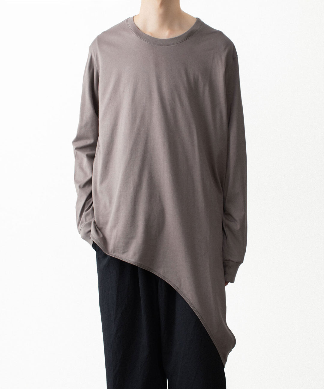 VEIN ヴェインの100/3 SUEDE JERSEY LAYERED L/S TEE - L.BROWNの公式通販サイトsession福岡セレクトショップ