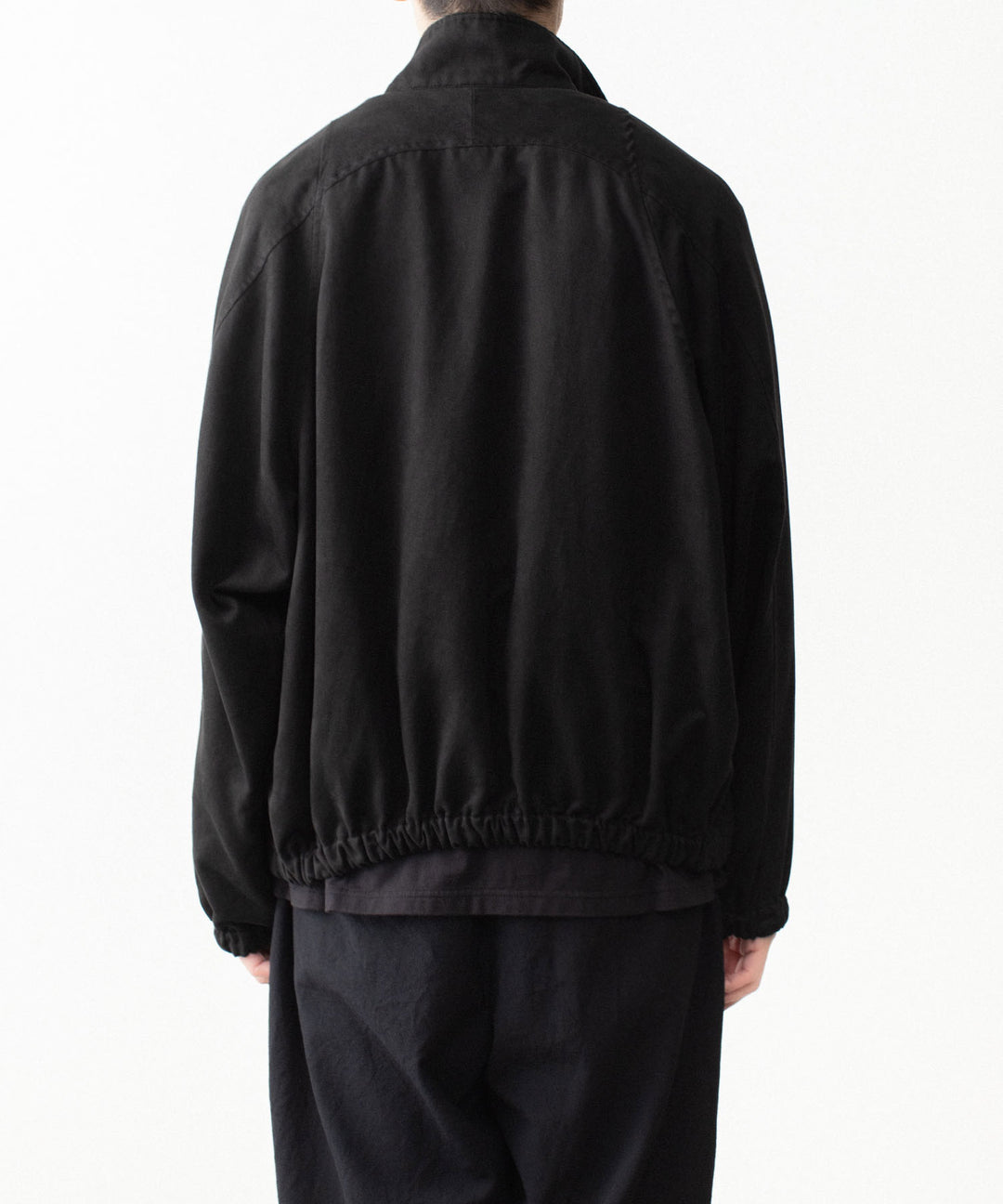 VEIN ヴェインのSYNTHETIC SUEDE TRACK JACKET - BLACKの公式通販サイトsession福岡セレクトショップ