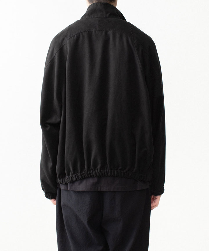 VEIN ヴェインのSYNTHETIC SUEDE TRACK JACKET - BLACKの公式通販サイトsession福岡セレクトショップ