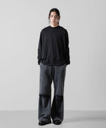 画像をギャラリービューアに読み込む, VEIN ヴェインのSUEDED CO JERSEY VESSEL L/S TEE - BLACKの公式通販サイトsession福岡セレクトショップ
