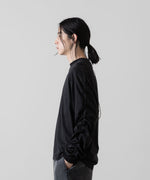 画像をギャラリービューアに読み込む, VEIN ヴェインのSUEDED CO JERSEY VESSEL L/S TEE - BLACKの公式通販サイトsession福岡セレクトショップ
