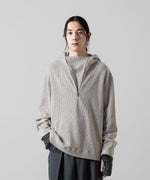 画像をギャラリービューアに読み込む, VEIN ヴェインのWO/PE QUARTER GAUGE KNIT HOODED PULLOVER SHIRT - X.OFF WHITEの公式通販サイトsession福岡セレクトショップ
