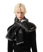 画像をギャラリービューアに読み込む, VEIN ヴェインのCO/WO PHOTO JACQUARD BLANKET - BLACKの公式通販サイトsession福岡セレクトショップ
