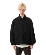 画像をギャラリービューアに読み込む, VEIN ヴェインのCOTTON MOLESKIN MILITARY JACKET - BLACKの公式通販サイトsession福岡セレクトショップ
