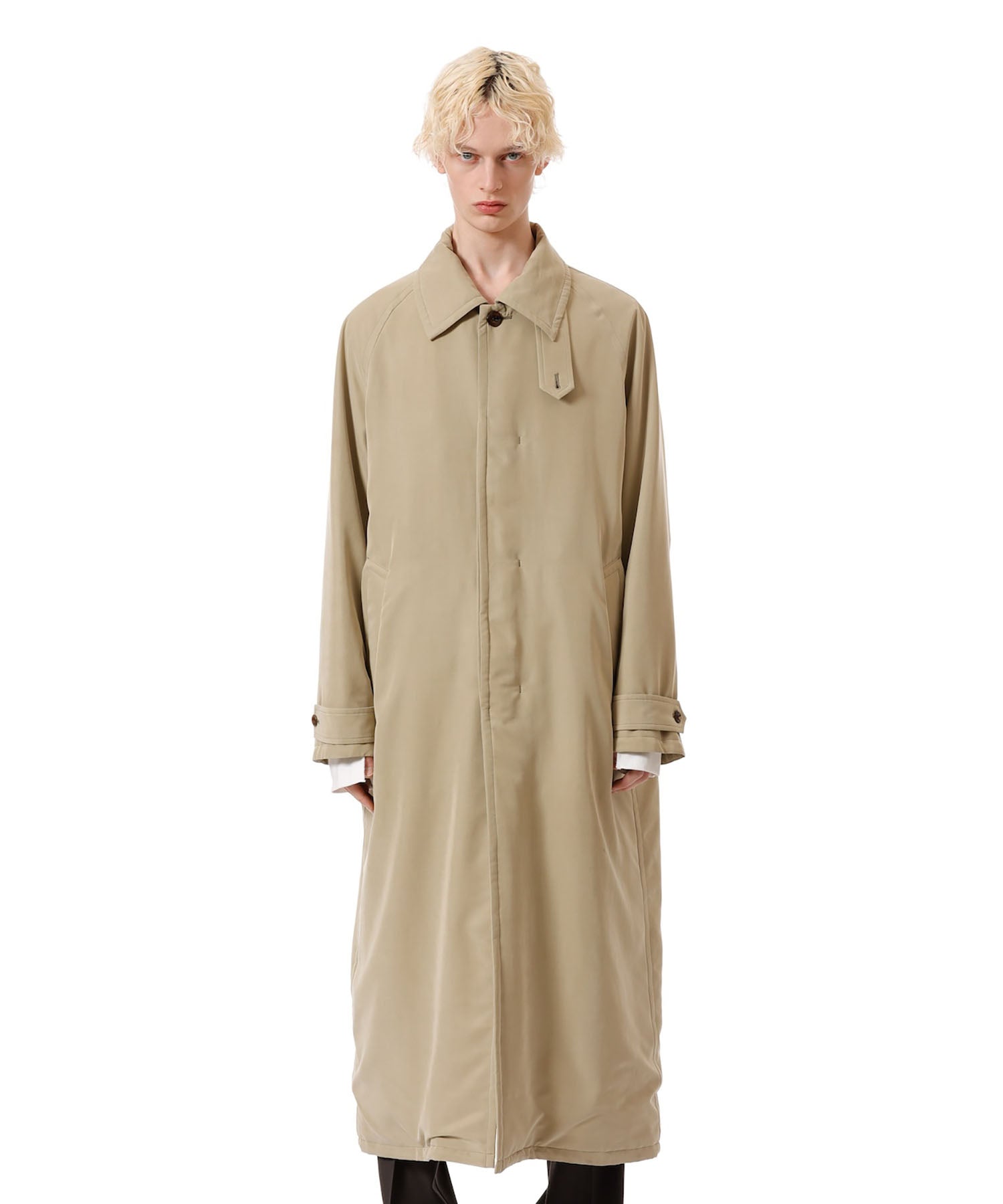 VEIN ヴェインのFIBRIL POPLIN PADDING BALMACAAN COAT - L.BEIGEの公式通販サイトsession福岡セレクトショップ