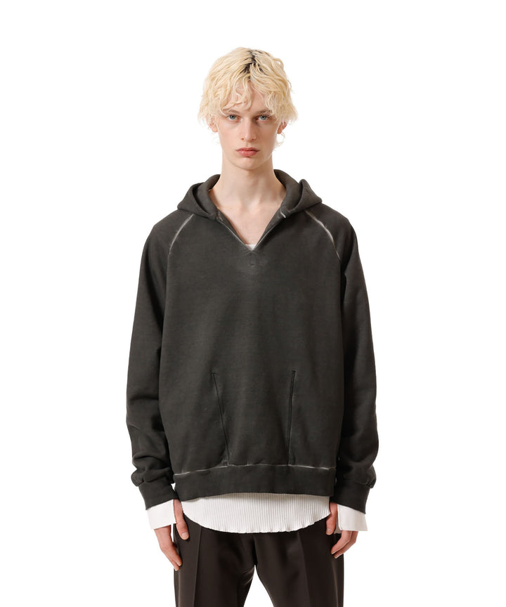 VEIN ヴェインのJUMBERCA TERRY COLD DYED SLIT HOODIE - GRAYの公式通販サイトsession福岡セレクトショップ