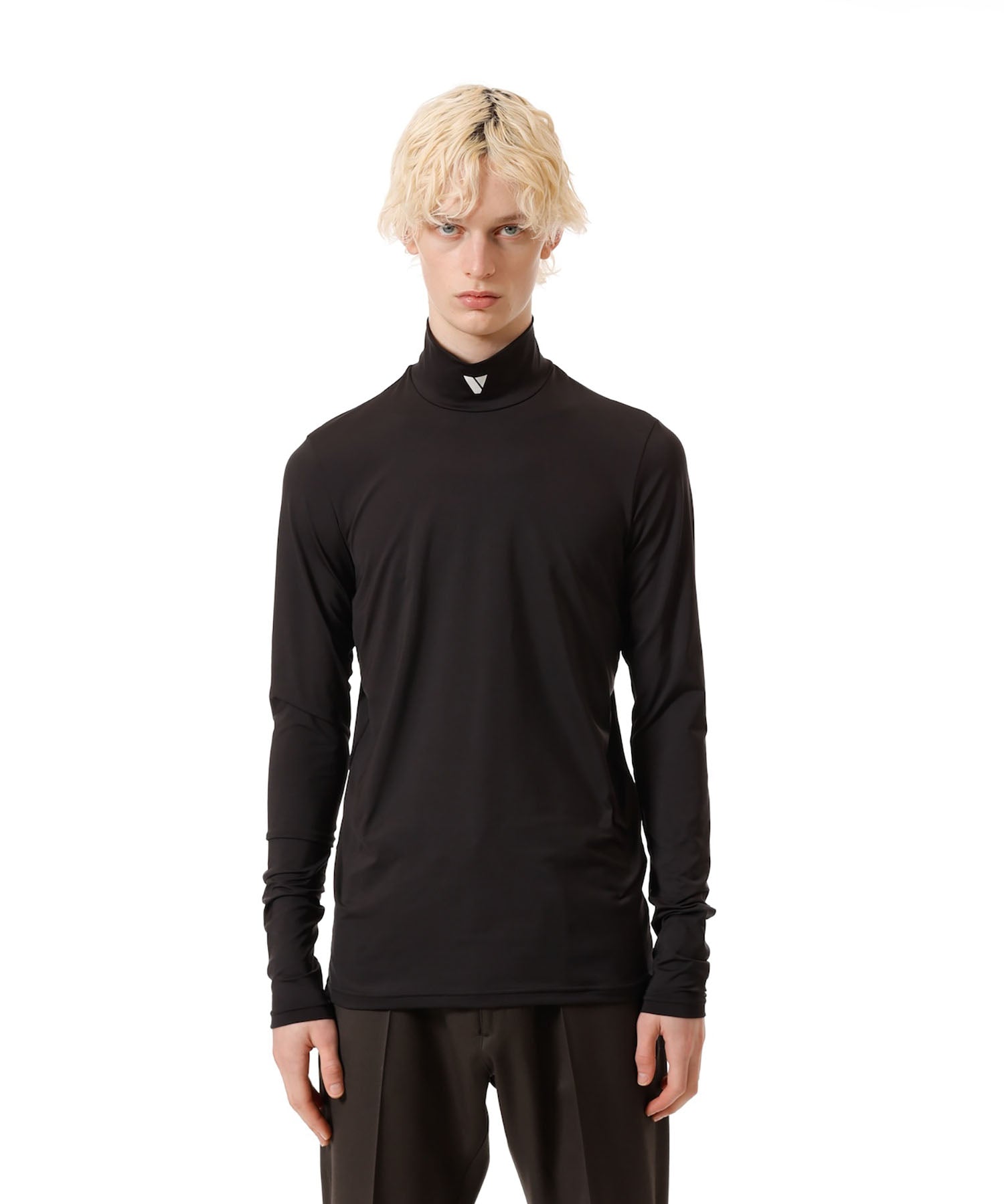 VEIN ヴェインのCOOLMAX STRETCH JERSEY VPW　HIGH NECK L/S TEE - BLACKの公式通販サイトsession福岡セレクトショップ