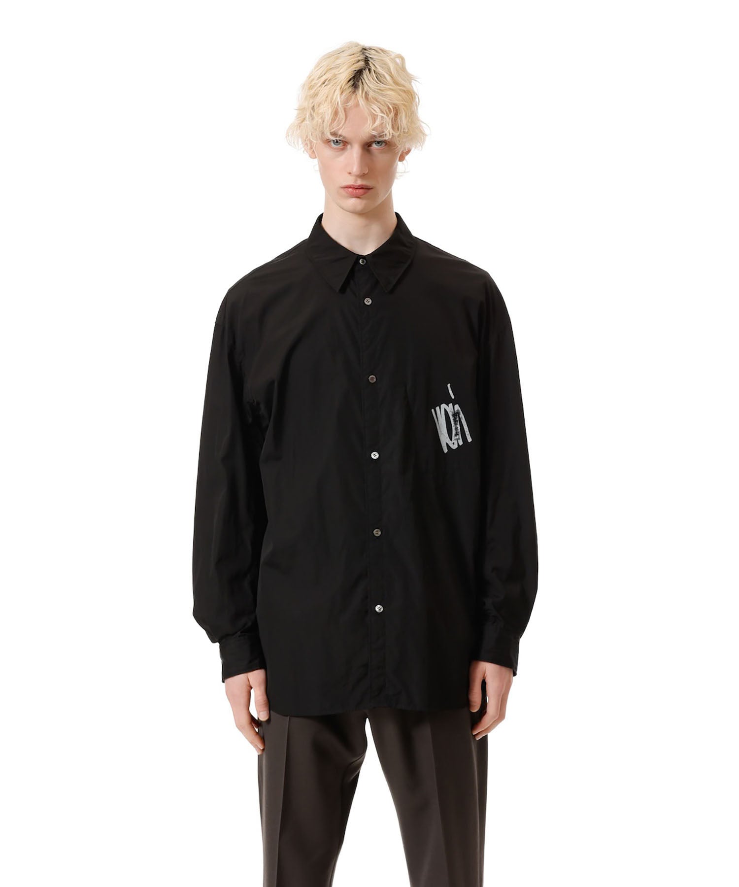 VEIN ヴェインの140/2 GIZA BROAD L/S SHIRT - BLACKの公式通販サイトsession福岡セレクトショップ