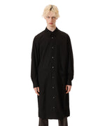 画像をギャラリービューアに読み込む, VEIN ヴェインの140/2 GIZA BROAD LONG SHIRT - BLACKの公式通販サイトsession福岡セレクトショップ
