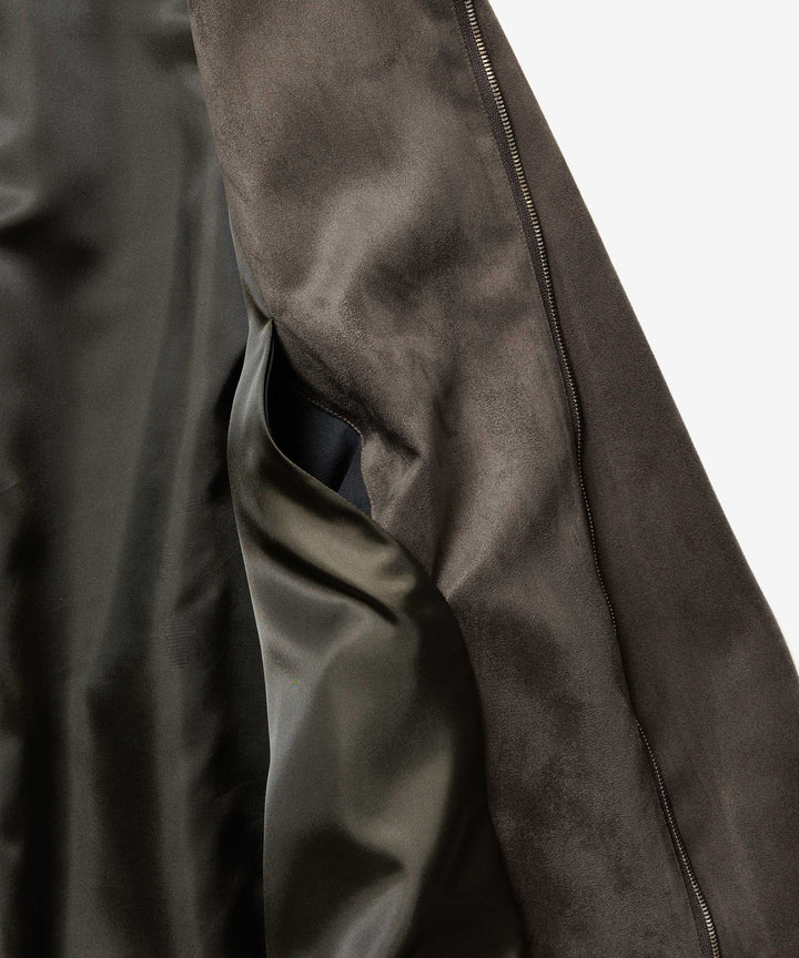 VEIN ヴェインのSYNTHETIC SUEDE TRACK JACKET - KHAKIの公式通販サイトsession福岡セレクトショップ