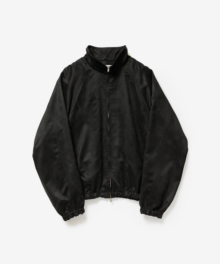 VEIN ヴェインのSYNTHETIC SUEDE TRACK JACKET - BLACKの公式通販サイトsession福岡セレクトショップ