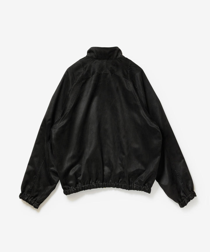 VEIN ヴェインのSYNTHETIC SUEDE TRACK JACKET - BLACKの公式通販サイトsession福岡セレクトショップ