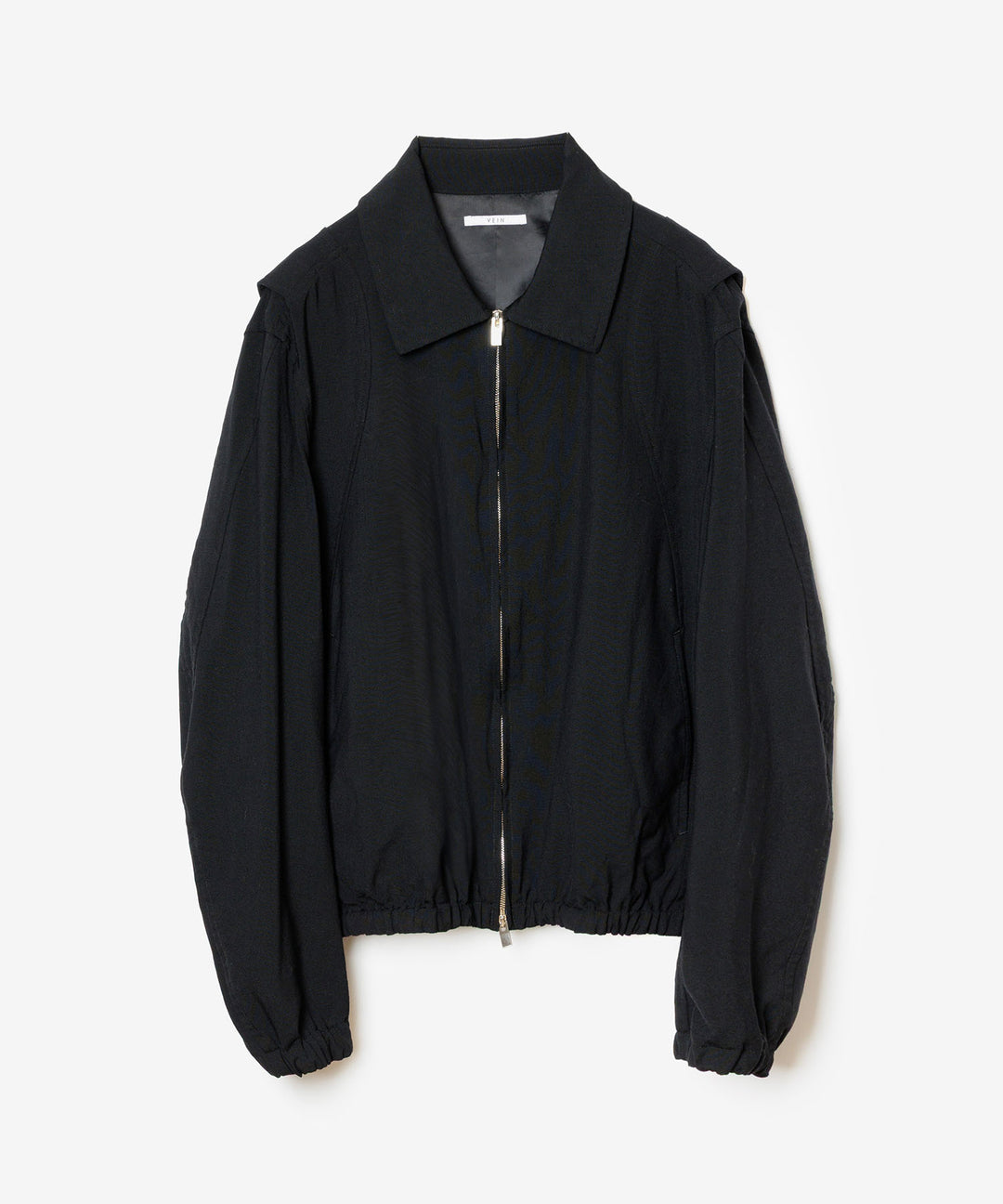 VEIN ヴェインのSHRINK WO CLOTH ZIP-UP JACKET - BLACKの公式通販サイトsession福岡セレクトショップ