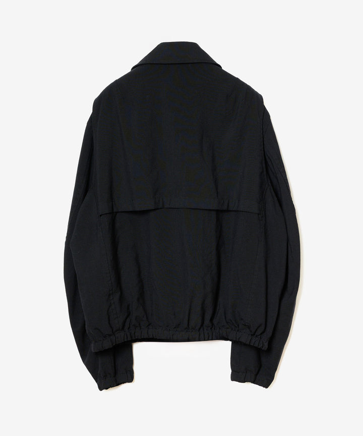 VEIN ヴェインのSHRINK WO CLOTH ZIP-UP JACKET - BLACKの公式通販サイトsession福岡セレクトショップ