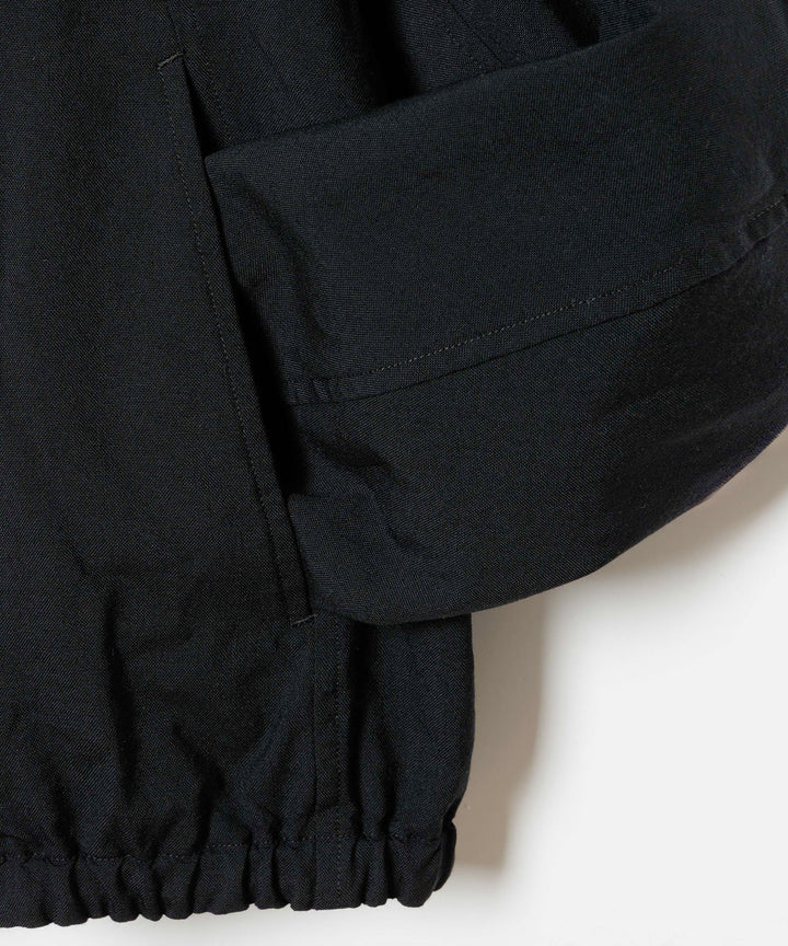 VEIN ヴェインのSHRINK WO CLOTH ZIP-UP JACKET - BLACKの公式通販サイトsession福岡セレクトショップ