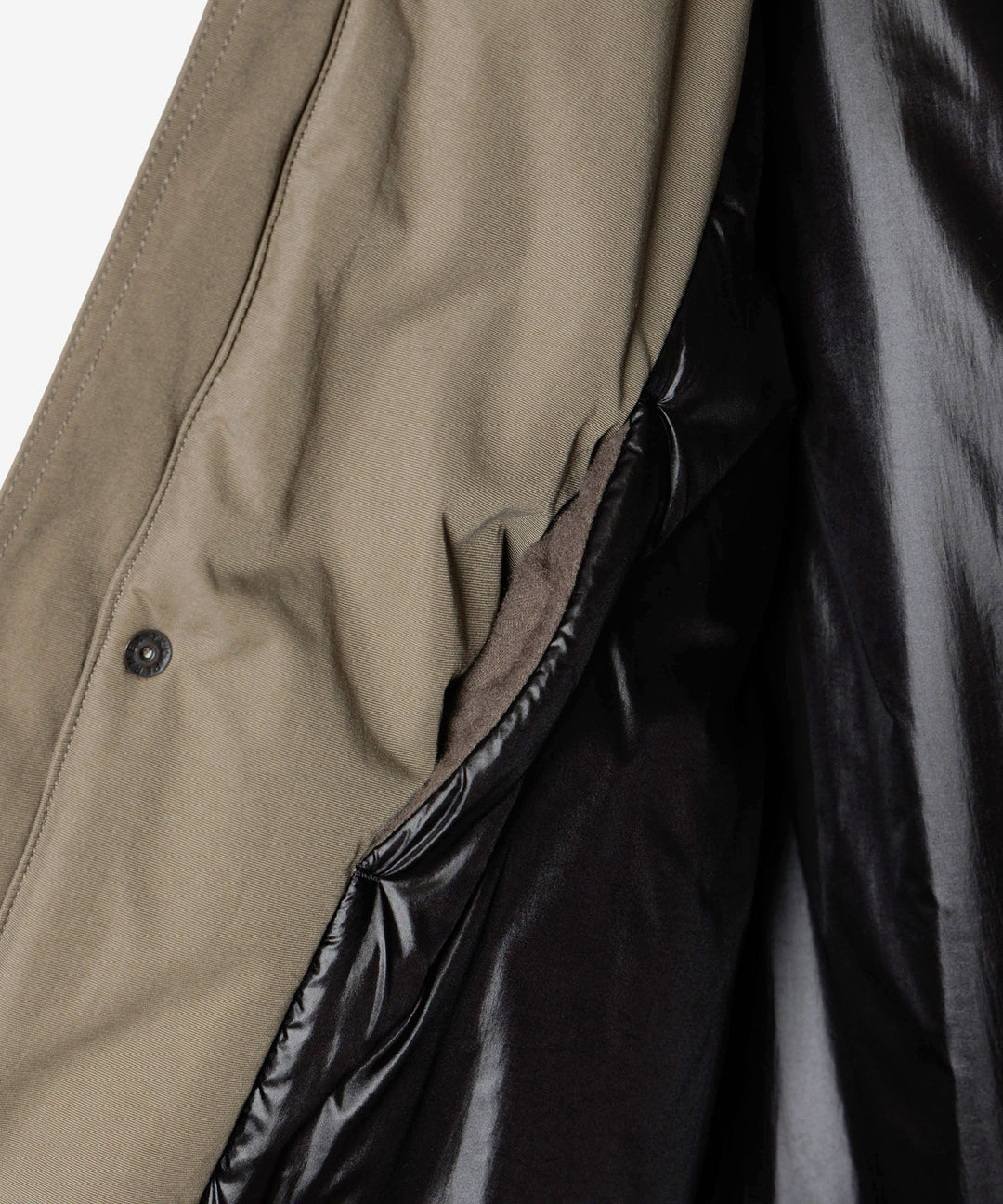 VEIN ヴェインのNY GROSGRAIN PADDED OVERCOAT - KHAKI GRAYの公式通販サイトsession福岡セレクトショップ