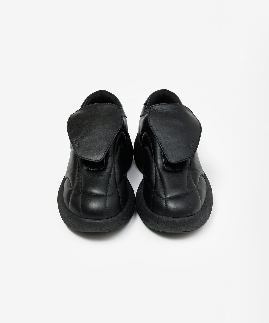 VEIN ヴェインのCOW LEATHER PUFFER CLEAT TRAINER - BLACKの公式通販サイトsession福岡セレクトショップ